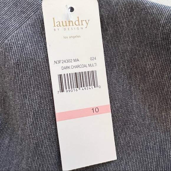 Laundry by Design Grey Black NWT Dress I-22 - Picture 7 of 12